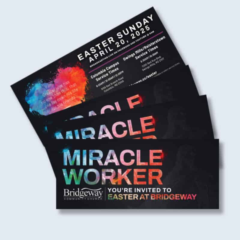 branded invitation flyer