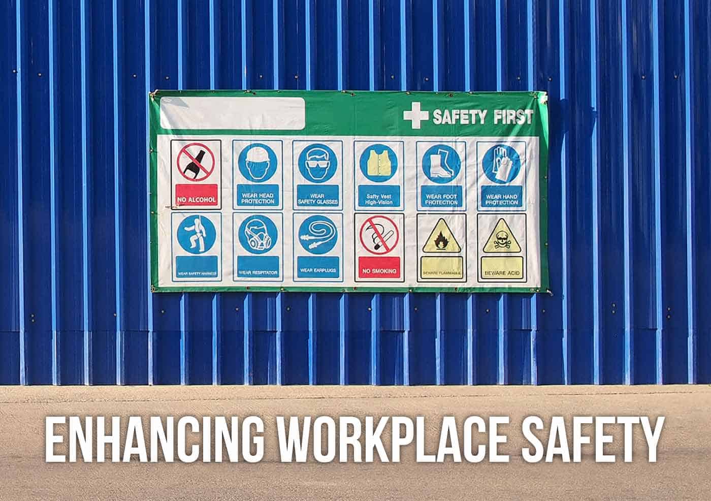 enhancing workplace safety with custom signage from strategic factory
