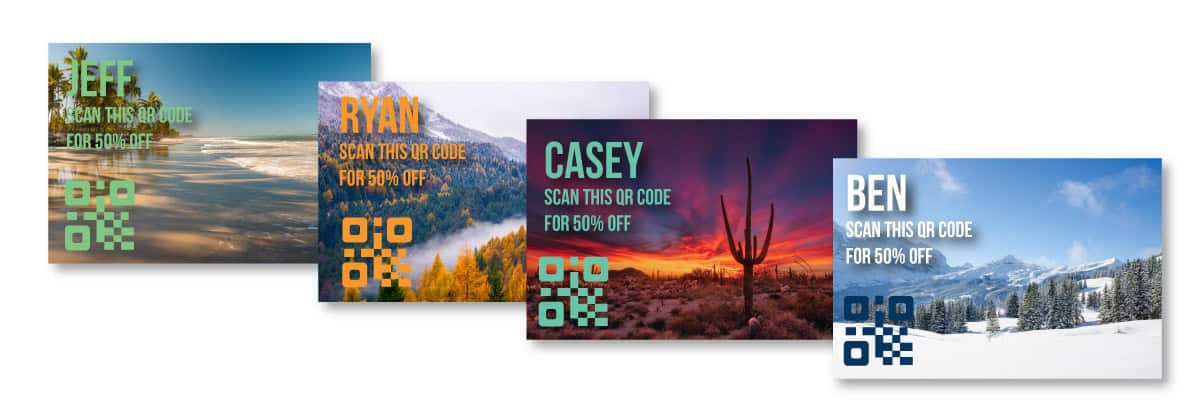 variable data personalization on printed appeal mailings