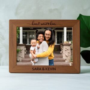 real estate closing gift idea, custom engraved frames