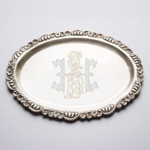 real estate closing gift idea, custom serving dish
