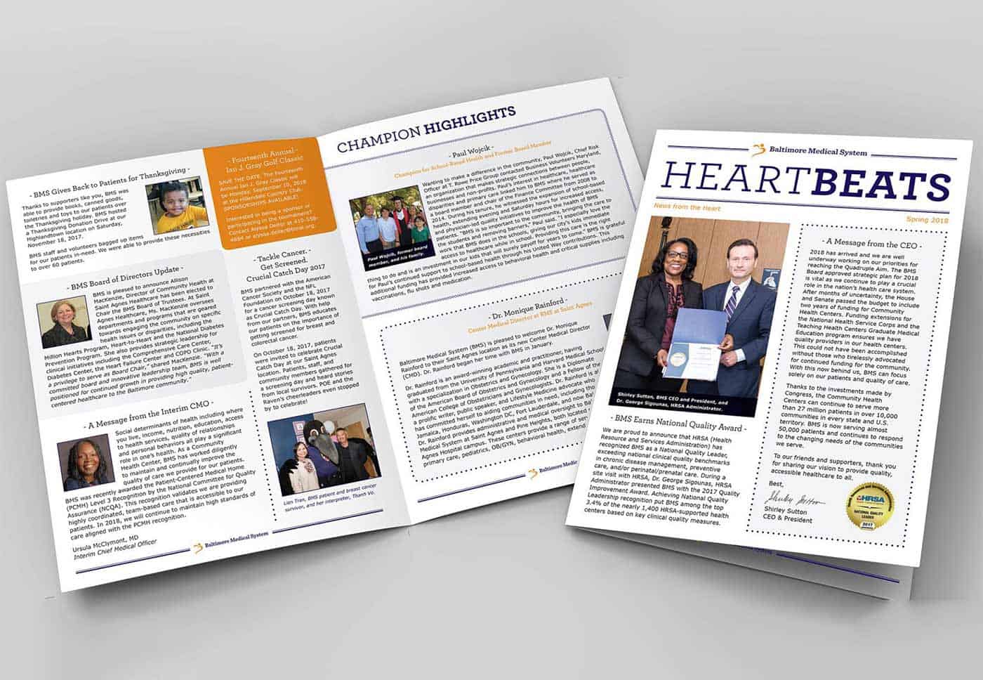 Baltimore Medical System printed brochure