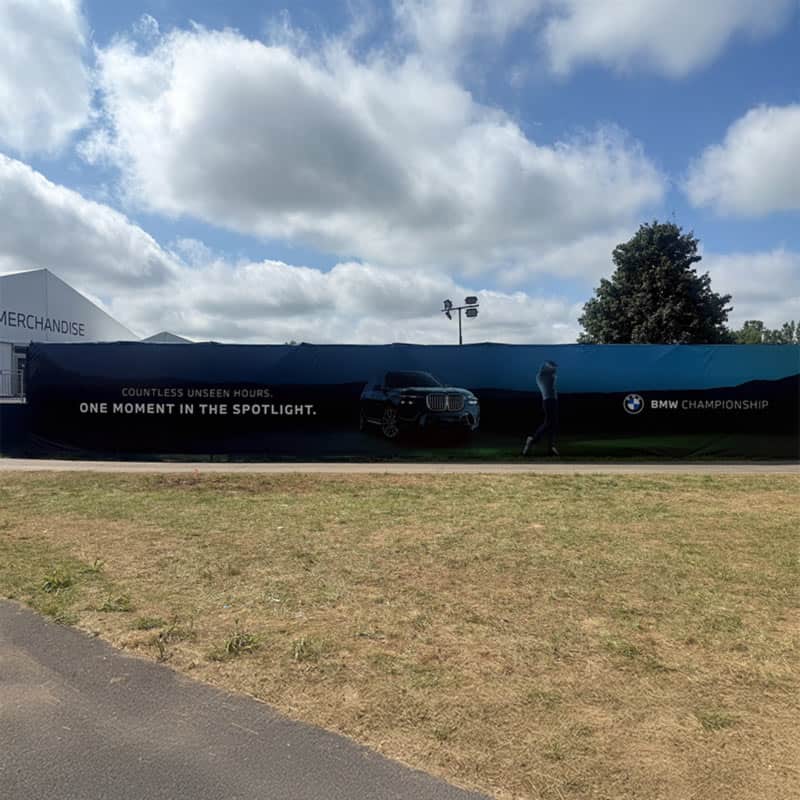 Western Golf Association's BMW Championship vinyl graphics