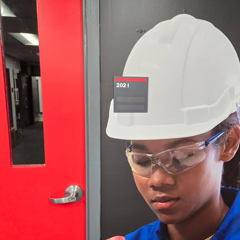 branded room number signs fabricated and installed by Strategic Factory