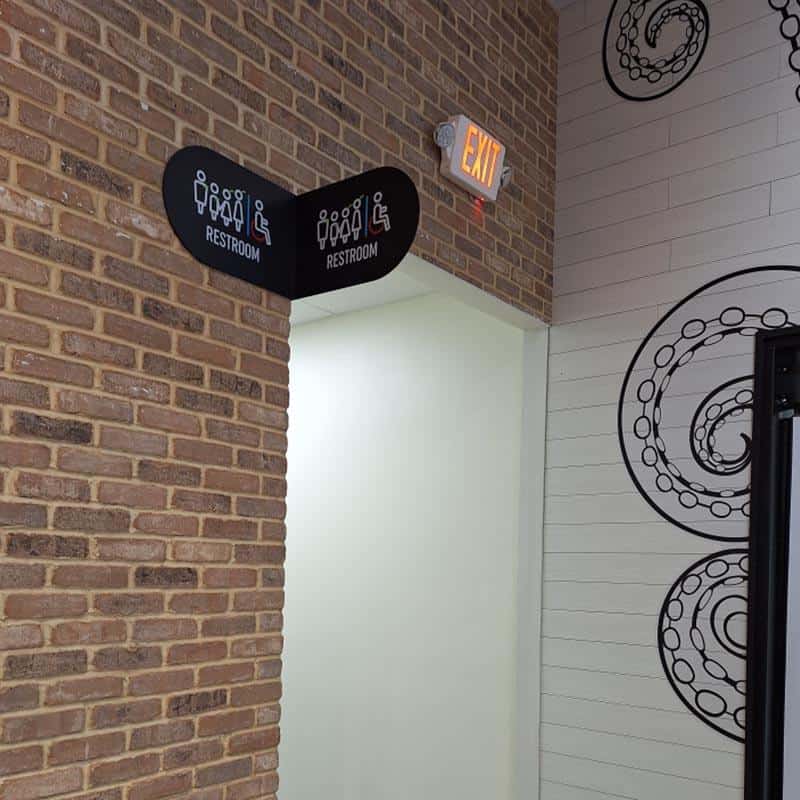 wayfinding and ADA bathroom signage
