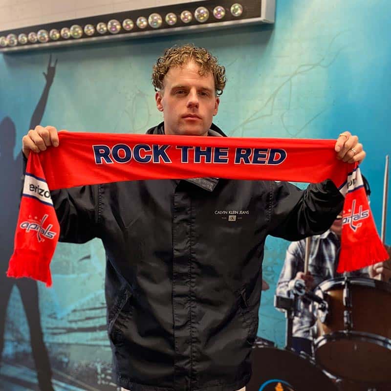 Branded Washington Capitals Scarf for Verizon Center