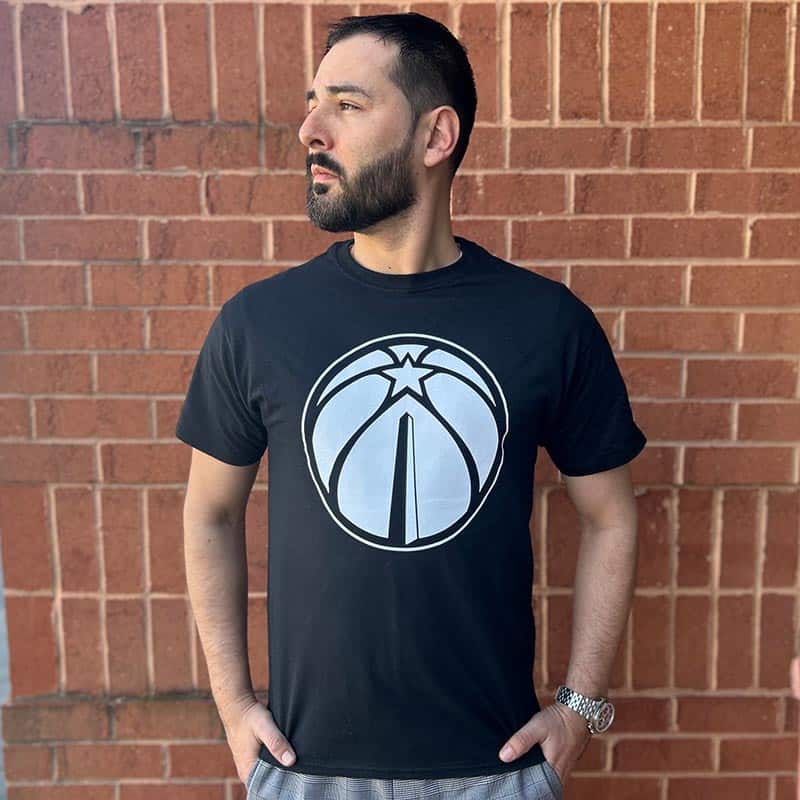 Branded t-shirt for the Washington Wizards
