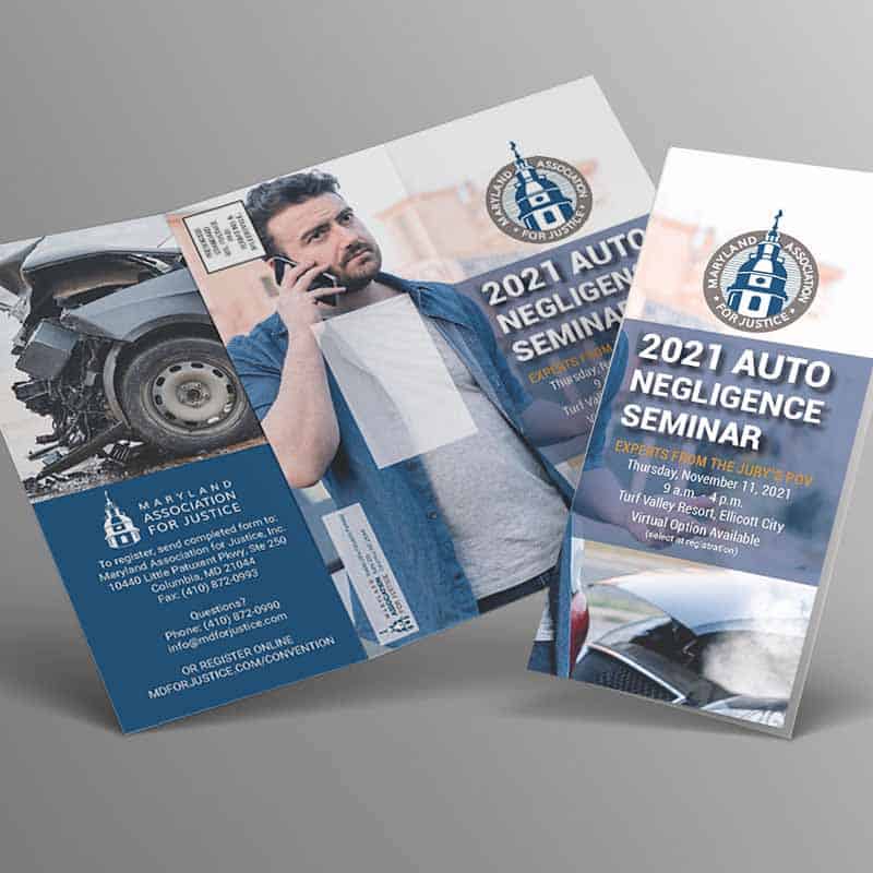 custom printed brochure