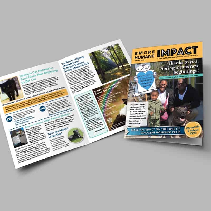 Baltimore Humane Society Newsletter Mailing