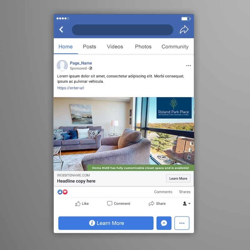 Products_Marketing_Roland-Park-Place_Only-1-Like-It_195662-Display-Ads-Facebook