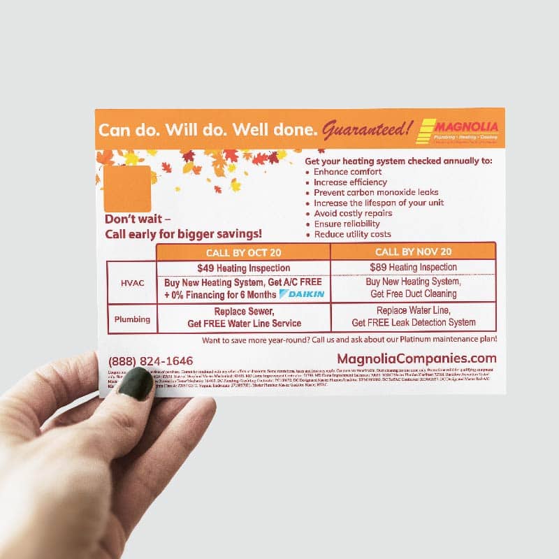 home services direct mail campaign