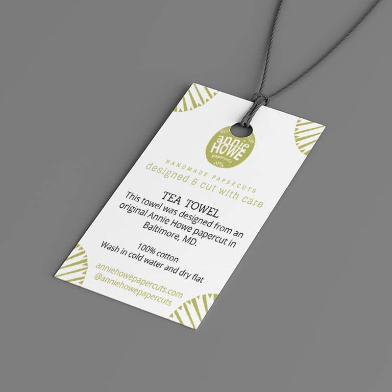 Annie Howe Product Hang Tags