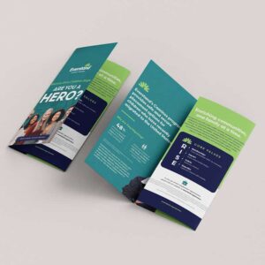 custom printed tri-fold brochure