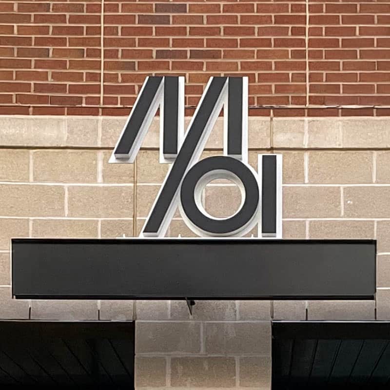 MOI channel letter sign