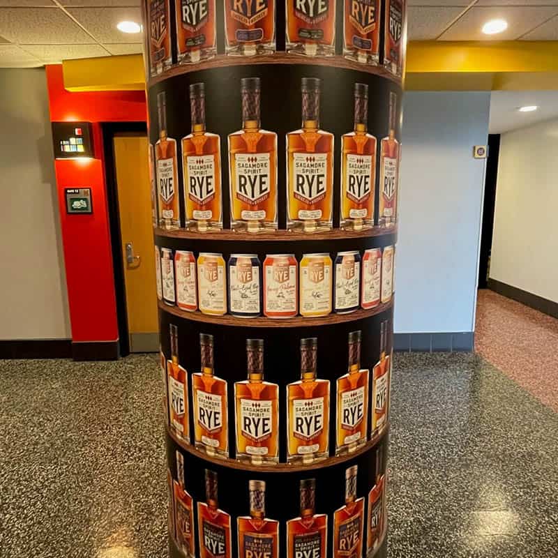 Vinyl pole wrap at XFINITY Center for Maryland Sports Properties