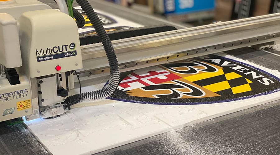 multi-cut machine cutting through dense materials